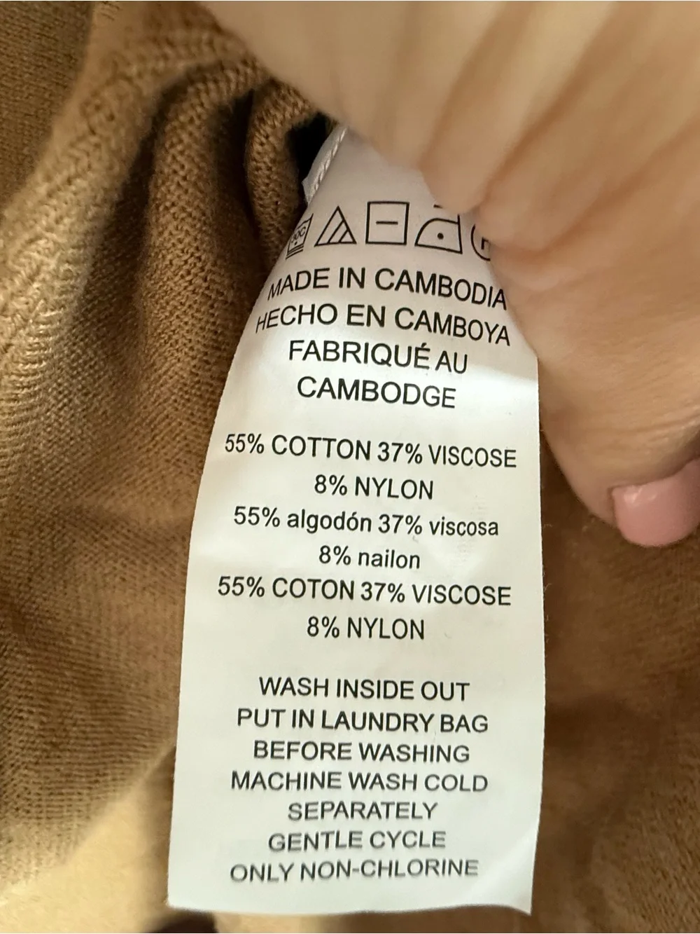 Michael Kors Camel Lightweight Sweater